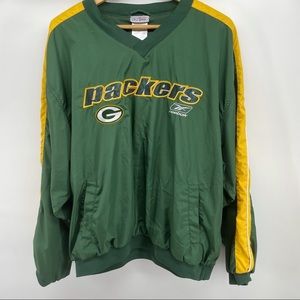 Vintage Reebok | Green Bay Packers Jacket Large